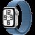 Apple Watch SE GPS 40mm Silver Aluminium Case with Winter Blue Sport Loop