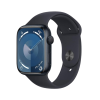 Apple Watch Series 9 GPS 45mm Midnight Aluminium Case with Midnight Sport Band - M/L