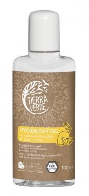 Tierra Verde Hygienická lahvička s citronovým gelem na ruce 100 ml