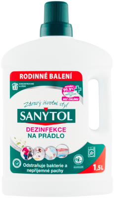 Sanytol Dezinfekce na prádlo Bílé květy 1500 ml