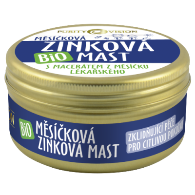 Purity Vision Organická měsíčková zinková mast 150 ml