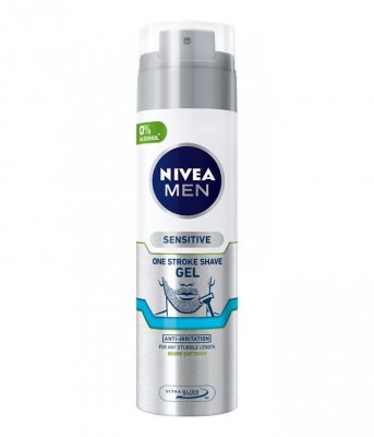 Nivea Pánský gel na holení Sensitive pro třídenní strniště 250 ml