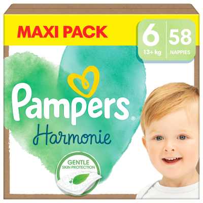 Pampers Harmonie Baby vel. 6 58 ks