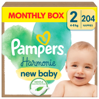 Pampers Harmonie Baby vel.2 - Měsíční balení 204 ks