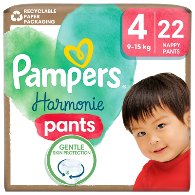 Pampers Pants Harmonie vel.4 Plenkové Kalhotky 22 ks