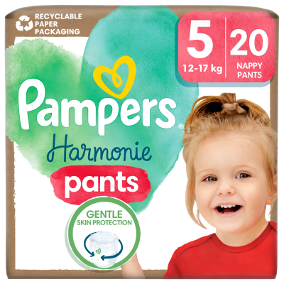 Pampers Pants Harmonie vel.5 Plenkové Kalhotky 20 ks