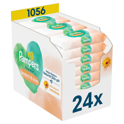 Pampers Harmonie Protect & Care Dětské Čisticí Ubrousky 24 x 44 ks