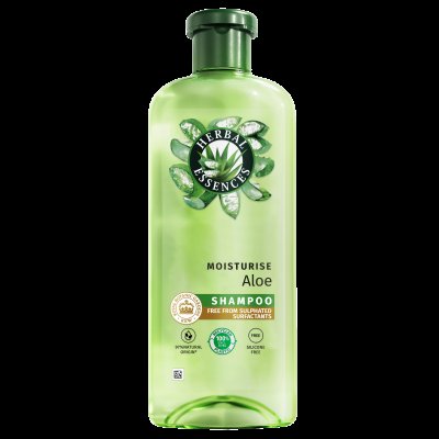 Herbal Essences Aloe Moisturise, Šampon na velmi suché vlasy 350 ml