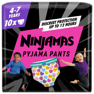 Pampers Ninjamas Pyjama Pants Srdíčka 10 ks