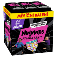 Ninjamas Pyjama Pants Srdíčka, měsíční balení 60 ks