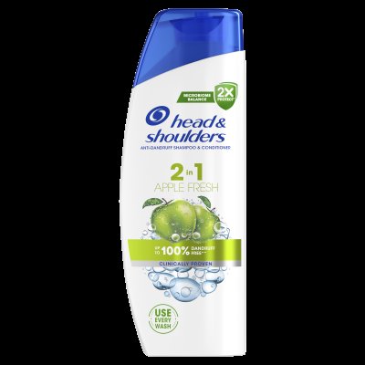 Head & Shoulders Apple Fresh 2v1, Šampon proti lupům 330 ml