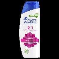 Head & Shoulders Smooth & Silky 2in1, Šampon proti lupům 330 ml