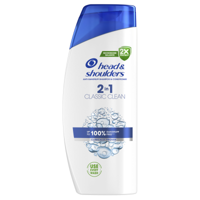 Head & Shoulders Classic Clean 2in1, Šampon proti lupům 625 ml