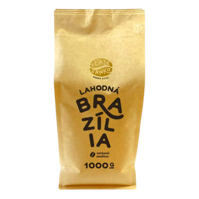 Zlaté Zrnko Zrnková káva Brazílie 1000 g