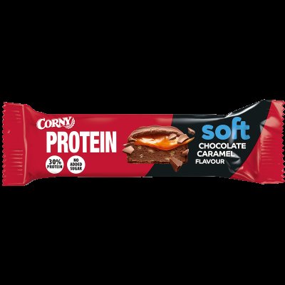 Corny Protein SOFT proteinová tyčinka čokoláda-karamel 45 g