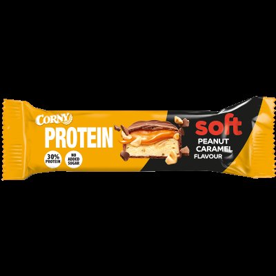Corny Protein SOFT proteinová tyčinka arašídy-karamel 45 g