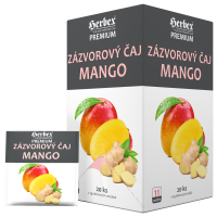 Herbex Premium Zázvorový čaj Mango 20