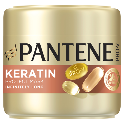 Pantene Pro-V Keratinová Maska Pro Suché A Poškozené Vlasy, Infinite Lengths | Dlouhé Vlasy 300 ml