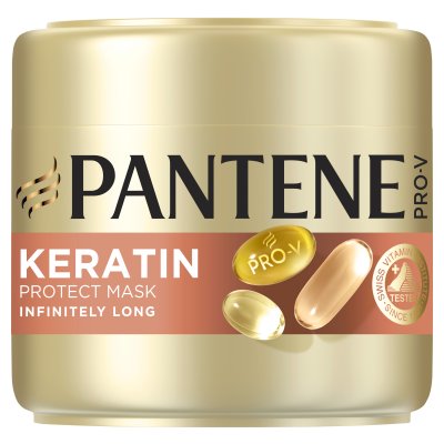 Pantene Pro-V Keratinová Maska Pro Suché A Poškozené Vlasy, Infinite Lengths | Dlouhé Vlasy 300 ml