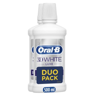 Oral-B 3D White Luxe Perfection ústní voda 2 x 500 ml