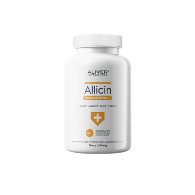 ALIVER NUTRACEUTICS Allicin extrakt z česneku 60 kapslí