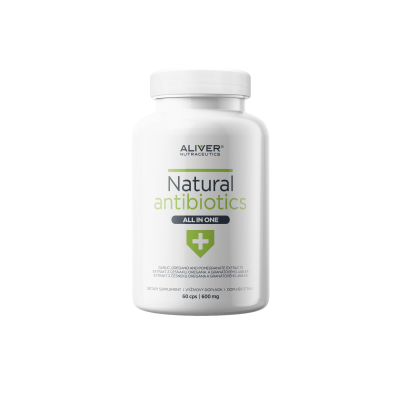 ALIVER Natural antibiotics 600mg 60 kapslí