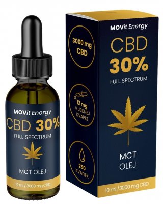 CBD 30% plnospektrální MCT olej 10 ml