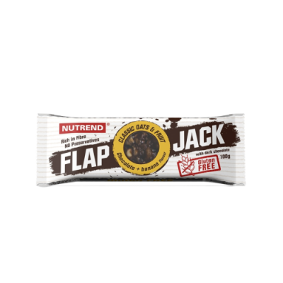 Nutrend Flap Jack Gluten Free Čokoláda, banán 100 g