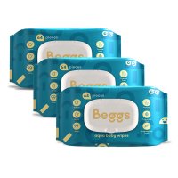 Beggs vlhčené splachovatelné ubrousky 3 x 64 ks