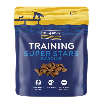 Fish4Dogs Training Super Stars, Tréninkové pamlsky pro psy sardinka 150 g