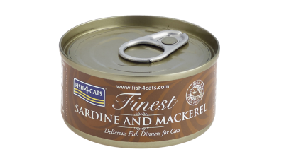 Fish4Cats Konzerva pro kočky Finest sardinka s makrelou 70 g