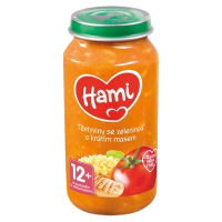 Hami masozeleninový příkrm Těstoviny s krůtou 250 g