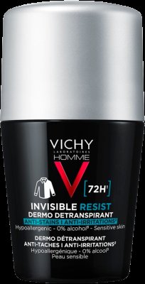 Vichy Homme Invisible Resist 72H antiperspirant proti skvrnám i proti podráždění 50 ml