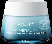 Vichy Mineral 89 100H Krém pro podporu hydratace s výživnou texturou 50 ml