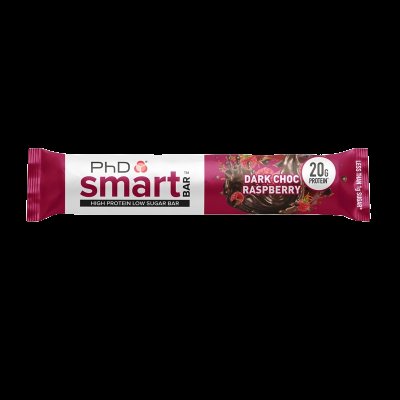 PhD Nutrition Smart Bar dark choc raspberry 64 g