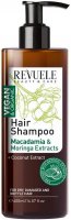 Revuele Vegan & BIO šampon s výtažky z makadamie a moringy 400 ml