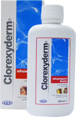 Clorexyderm Forte šampon pro zvířata 200 ml