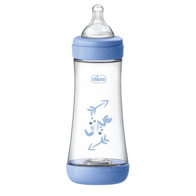 Chicco Lahev kojenecká Perfect5 silikon kluk 300 ml