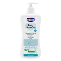 Chicco Baby Moments Protection Šampon na tělo s dávkovačem, 93% přírodních složek 750 ml