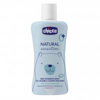 Chicco Natural Sensation Šampon na vlasy a tělo s aloe a heřmánkem 0m+, 200 ml