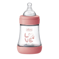 Chicco Lahev kojenecká Perfect5 silikon, růžová 150 ml