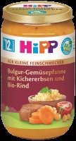 HIPP BIO "Malý Gurmán" Bulgur se zeleninou a cizrnou a hovězím masem 250 g