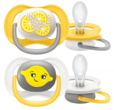 Philips Avent Šidítko Ultra air neutral 6-18m citrus 2 ks