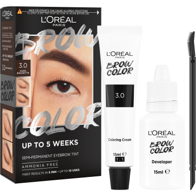 L'Oréal Paris Brow Color 3.0 Dark Brunette semi-permanentní barva na obočí