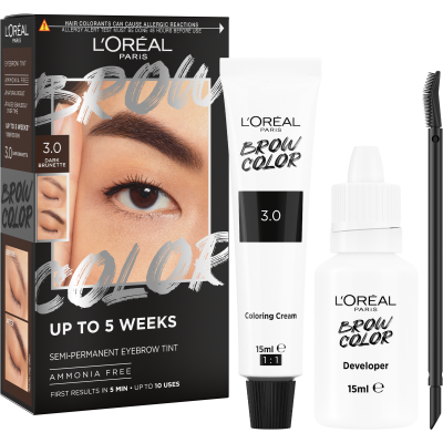 L'Oréal Paris Brow Color 3.0 Dark Brunette semi-permanentní barva na obočí