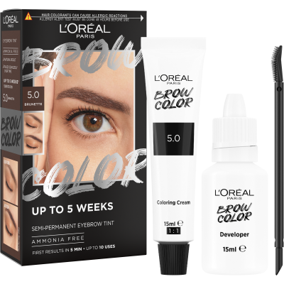 L'Oréal Paris Brow Color 5.0 Brunette semi-permanentní barva na obočí