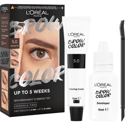 L'Oréal Paris Brow Color 5.0 Brunette semi-permanentní barva na obočí