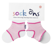 Sock Ons Držák ponožek Classic, Baby růžová (6-12m)