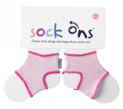 SOCK ONS Držák ponožek Classic, Baby růžová (6-12m)