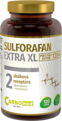 CARNOMED Sulforafan Extra XL Pure Gold Edition 120 kapslí